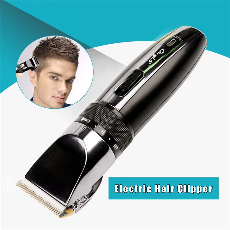 Barber Professional Hair Clipper Hair Trimmer Beard Hair Trimer for Men DIY Cutter Electric Haircut Machine with Limit Combs