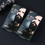 BellyLady Men Beard Dye Cream Fast Color Natural Black Beard Tint Cream with 1 Pair of Disposable Gloves