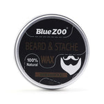Blue ZOO Organic Natural Beard Care Wax Balm Men Styling Moisturizing Smoothing Gentlemen Natural Beard Oil Balm Drape Smooth