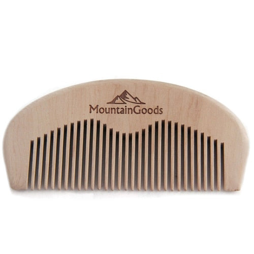 Natural Green Pear Wood Hair Brush Hair Comb For Men Beard Care  Anti-Static Wood Comb Hair Care Tools Round Brushing Brush Hair