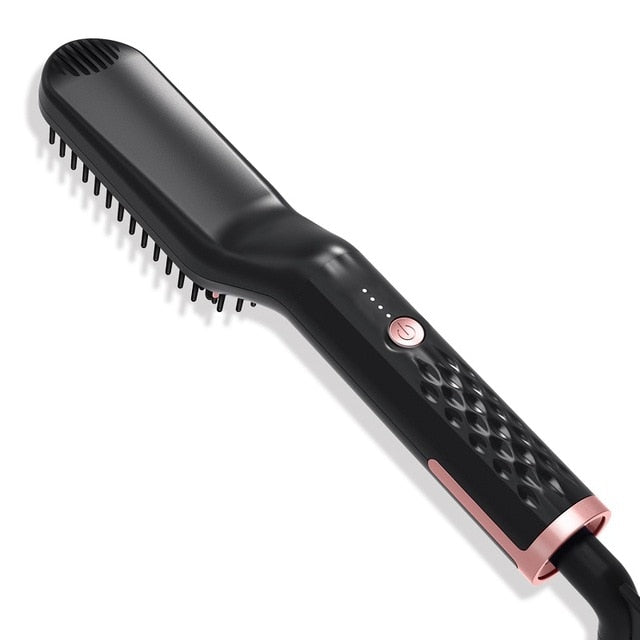 3 in1 Quick Heater Beard Straightener Hair Brush Ionic Electric Straightener Comb Multifunctional Hair Styling Tool Hot Comb