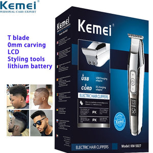 Kemei Electric Shaver for Men Twin Blade Reciprocating Cordless Razor Hair Beard USB Rechargeable Shaving Machine Barber Trimmer