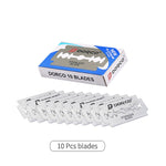 High Quality Men Stainless steel Straight Barber Edge Steel Safety Razors Beard Shaving Knife Hair Removal Tools