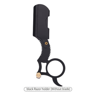 High Quality Men Stainless steel Straight Barber Edge Steel Safety Razors Beard Shaving Knife Hair Removal Tools