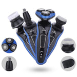 3 In 1 Men Electric Shaver Triple Blade Razor Men Clipper Rechargeable Shaving 4D Professional Beard Trimmer Razor Nose Trimmer