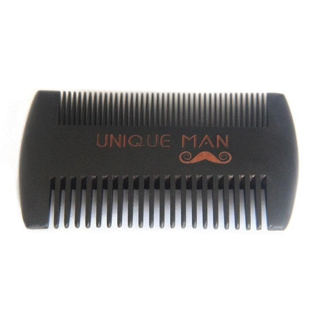 Natural Green Pear Wood Hair Brush Hair Comb For Men Beard Care  Anti-Static Wood Comb Hair Care Tools Round Brushing Brush Hair