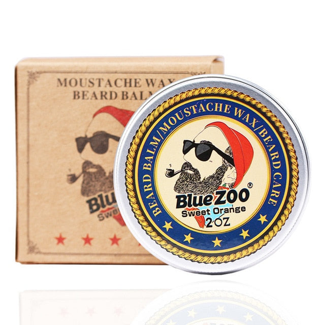 Natural Face Beard Styling Oil Beard Balm Moustache Wax Cream Oil Nourishing Smoothing Beard Growth Oil for Men Beard Care Kit