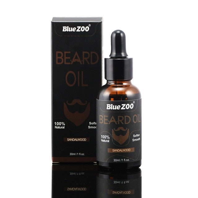 Natural Face Beard Styling Oil Beard Balm Moustache Wax Cream Oil Nourishing Smoothing Beard Growth Oil for Men Beard Care Kit