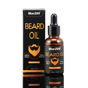 Natural Face Beard Styling Oil Beard Balm Moustache Wax Cream Oil Nourishing Smoothing Beard Growth Oil for Men Beard Care Kit