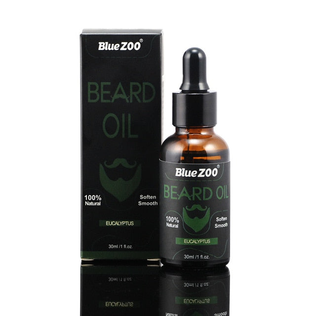 Natural Face Beard Styling Oil Beard Balm Moustache Wax Cream Oil Nourishing Smoothing Beard Growth Oil for Men Beard Care Kit