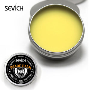Sevich 60g Beard Blam For Beard Care Moisturizing Repair Split Ends Beard Soften Beard Conditioner Moustache Beard Shaping Cream