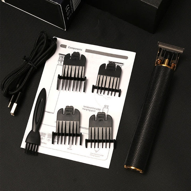 Kemei 1971 Electric Hair Trimmer Rechargeable Cordless For Men Beard Trimmer 0mm Baldheaded Hair Clipper Cutting Machine