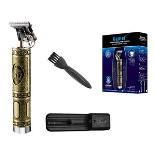 Kemei 1971 Electric Hair Trimmer Rechargeable Cordless For Men Beard Trimmer 0mm Baldheaded Hair Clipper Cutting Machine
