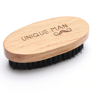 2020 New Natural Hemu Beard Brush For Men Bamboo Face Massage That Works Wonders To Comb Beards and Mustach