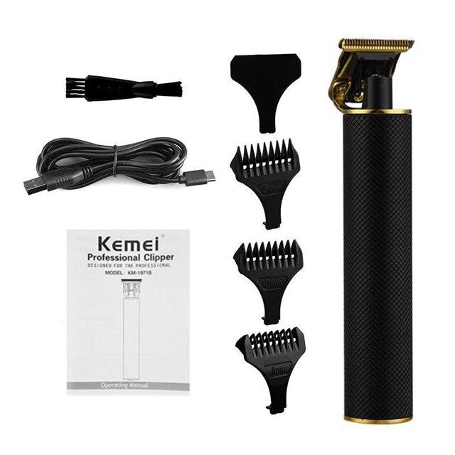 T-Outliner Professional Hair Clipper Men Cordless Electric 0mm Bald Head Shaving Beard Trimmer Finishing Hair Cutting Machine 51