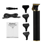 T-Outliner Professional Hair Clipper Men Cordless Electric 0mm Bald Head Shaving Beard Trimmer Finishing Hair Cutting Machine 51