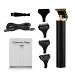 T-Outliner Professional Hair Clipper Men Cordless Electric 0mm Bald Head Shaving Beard Trimmer Finishing Hair Cutting Machine 51