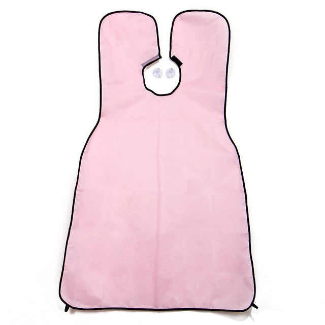 120x80cm Man Bathroom Apron Male Black Beard Apron Hair Shave Apron for Man Waterproof Floral Cloth Household Cleaning Protector