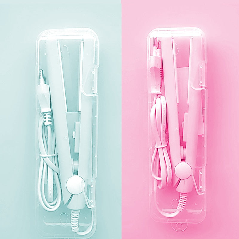 Curling Iron Mini Hair straightener Iron Ceramic Straightening  Styling Tools Hair Curler Flat Iron Beard straightener