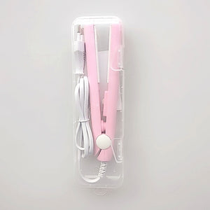Curling Iron Mini Hair straightener Iron Ceramic Straightening  Styling Tools Hair Curler Flat Iron Beard straightener