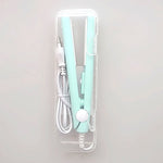 Curling Iron Mini Hair straightener Iron Ceramic Straightening  Styling Tools Hair Curler Flat Iron Beard straightener