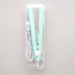 Curling Iron Mini Hair straightener Iron Ceramic Straightening  Styling Tools Hair Curler Flat Iron Beard straightener