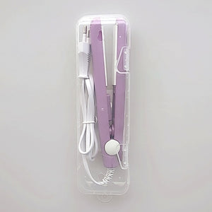 Curling Iron Mini Hair straightener Iron Ceramic Straightening  Styling Tools Hair Curler Flat Iron Beard straightener