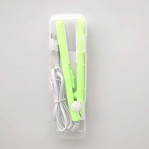 Curling Iron Mini Hair straightener Iron Ceramic Straightening  Styling Tools Hair Curler Flat Iron Beard straightener