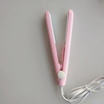 Curling Iron Mini Hair straightener Iron Ceramic Straightening  Styling Tools Hair Curler Flat Iron Beard straightener