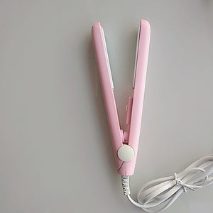 Curling Iron Mini Hair straightener Iron Ceramic Straightening  Styling Tools Hair Curler Flat Iron Beard straightener