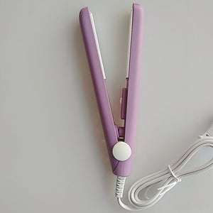 Curling Iron Mini Hair straightener Iron Ceramic Straightening  Styling Tools Hair Curler Flat Iron Beard straightener