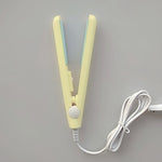 Curling Iron Mini Hair straightener Iron Ceramic Straightening  Styling Tools Hair Curler Flat Iron Beard straightener