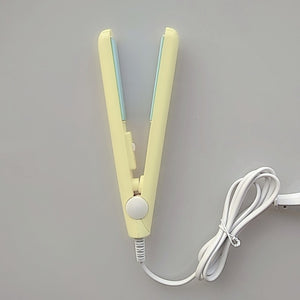 Curling Iron Mini Hair straightener Iron Ceramic Straightening  Styling Tools Hair Curler Flat Iron Beard straightener
