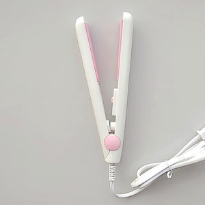 Curling Iron Mini Hair straightener Iron Ceramic Straightening  Styling Tools Hair Curler Flat Iron Beard straightener