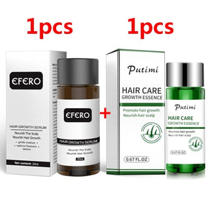 EFERO Hair Growth Essence Fast Powerful Hair Loss Product Beard Oil Growth Serum Essential Oils Hair Growth Treatment Hairs Care