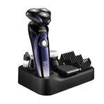 Wet dry 4D electric shaver for men beard hair trimmer electric razor rechargeable bald shaving machine LCD display grooming kit