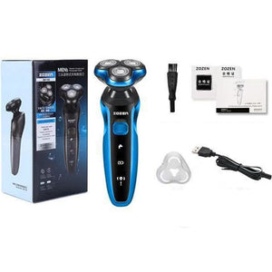 New Electric Shaver Rechargeable Shaving Machine Cleaning Beard Electric Razor for Men Digital Display Waterproof  Washable