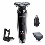 New Electric Shaver Rechargeable Shaving Machine Cleaning Beard Electric Razor for Men Digital Display Waterproof  Washable