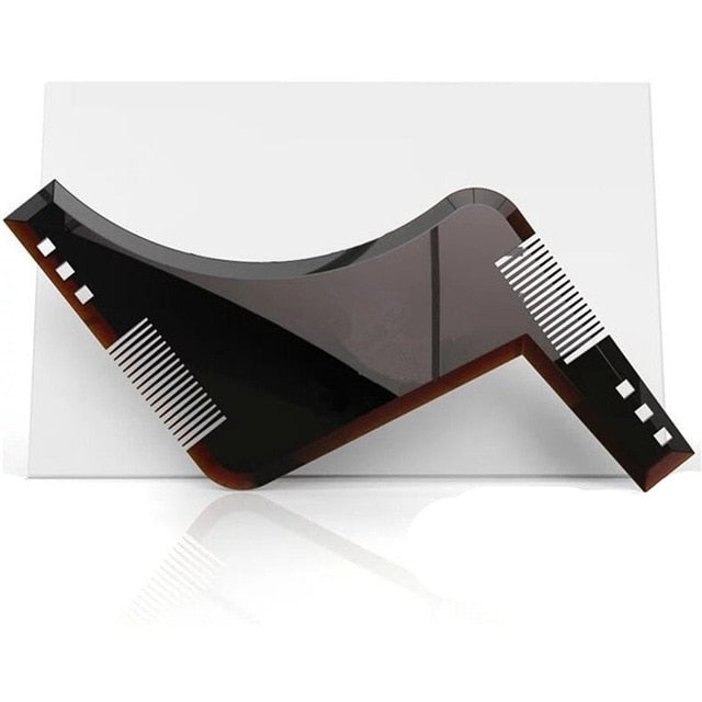 New Fashion Men Beard Shaping Styling Template Comb Men's Beards Combs Beauty Tool for Hair Beard Trim Templatesival