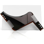 New Fashion Men Beard Shaping Styling Template Comb Men's Beards Combs Beauty Tool for Hair Beard Trim Templatesival