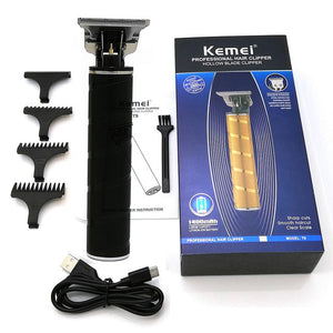 Kemei Electric Shaver for Men Twin Blade Reciprocating Cordless Razor Hair Beard USB Rechargeable Shaving Machine Barber Trimmer