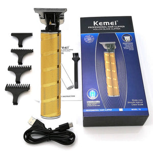 Kemei Electric Shaver for Men Twin Blade Reciprocating Cordless Razor Hair Beard USB Rechargeable Shaving Machine Barber Trimmer