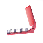 1 Pcs Mens Womens Beauty Handmade Folding Pocket Clip Hair Moustache Beard Comb