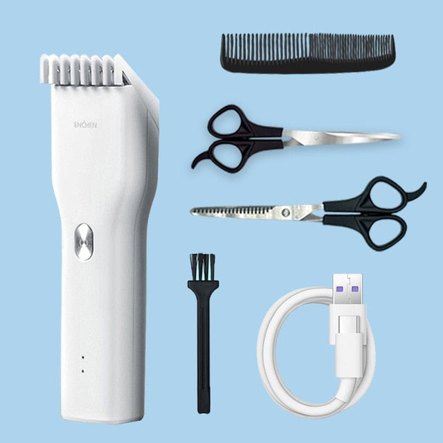 xiaomi hair clipper Professional Electric Trimmer USB Fast Charging Ceramic Hair Cutter men's beard razor hair trimmer 5