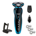 New Electric Shaver Rechargeable Shaving Machine Cleaning Beard Electric Razor for Men Digital Display Waterproof  Washable