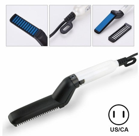 Dropship VIP  Multifunctional electric Hair Comb Brush Beard Straightener Hair Straighten  Beard Comb Quick Hair Style tool