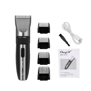 Barber Professional Hair Clipper Hair Trimmer Beard Hair Trimer for Men DIY Cutter Electric Haircut Machine with Limit Combs